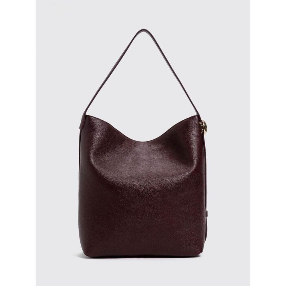Twinset Women Twinset Faux Leather Shoulder Bag With Flat Handle And Zip Closure